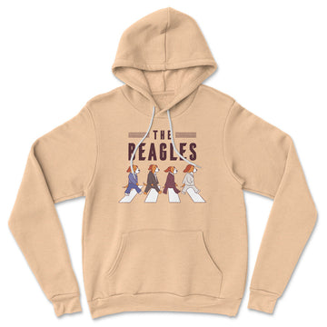 The Beagles Hoodie in Heather Sand Dune color